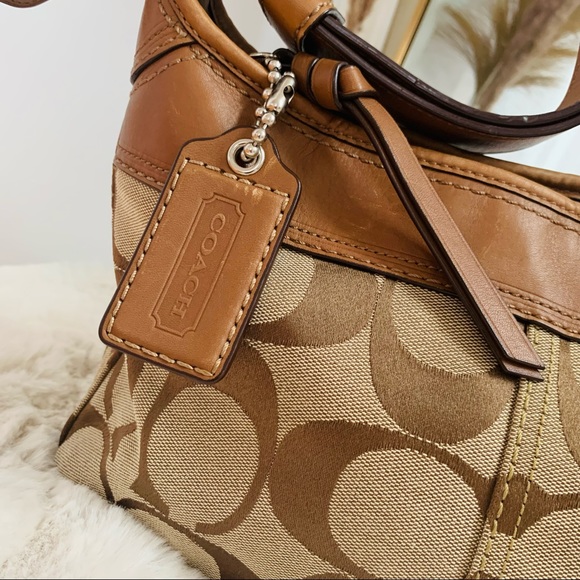 2000s Coach Boho Signature Shoulder Bag Vintage - Picture 2 of 12